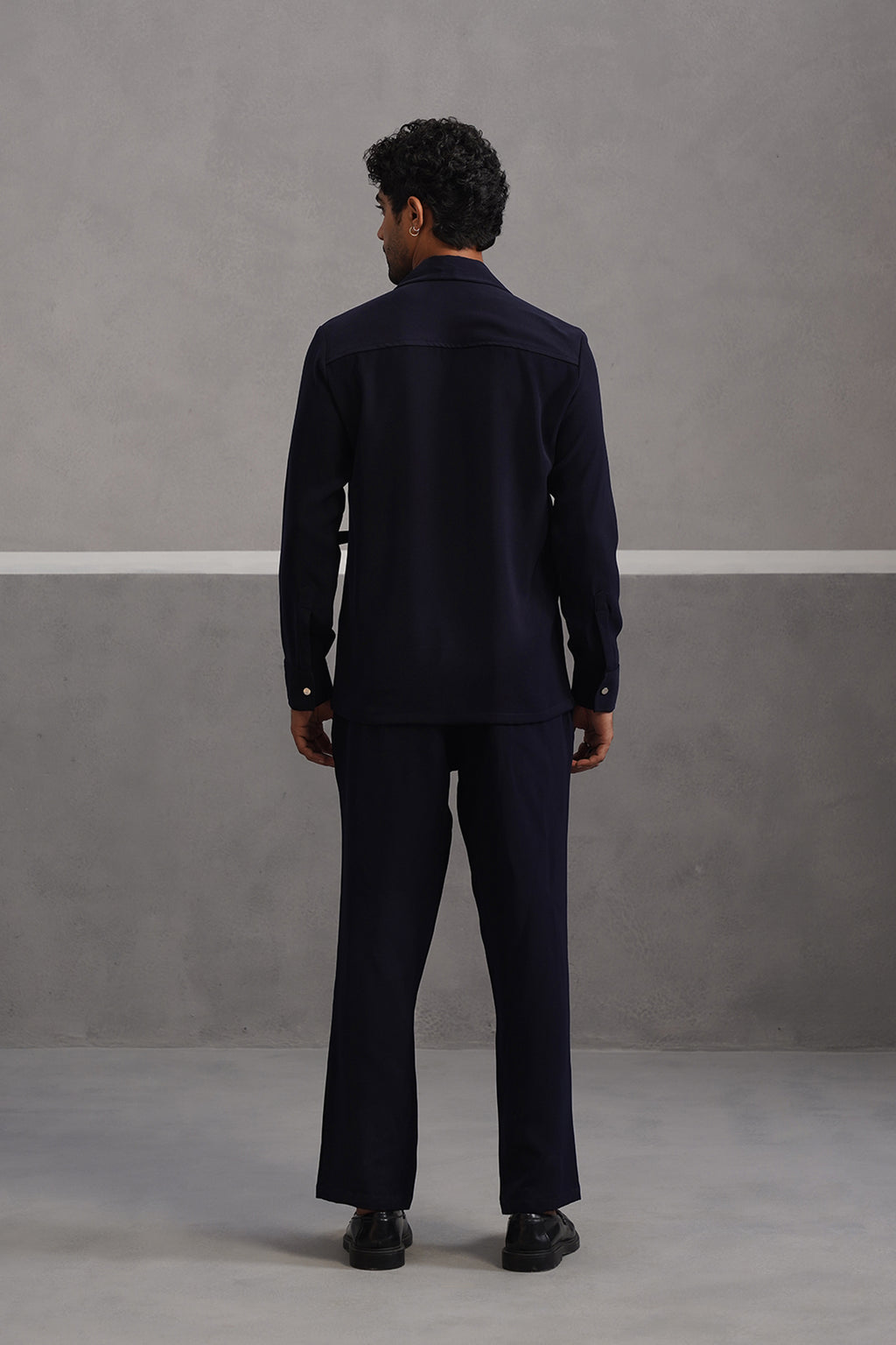 Luxury Four Pocket Co-ord Set - Blue