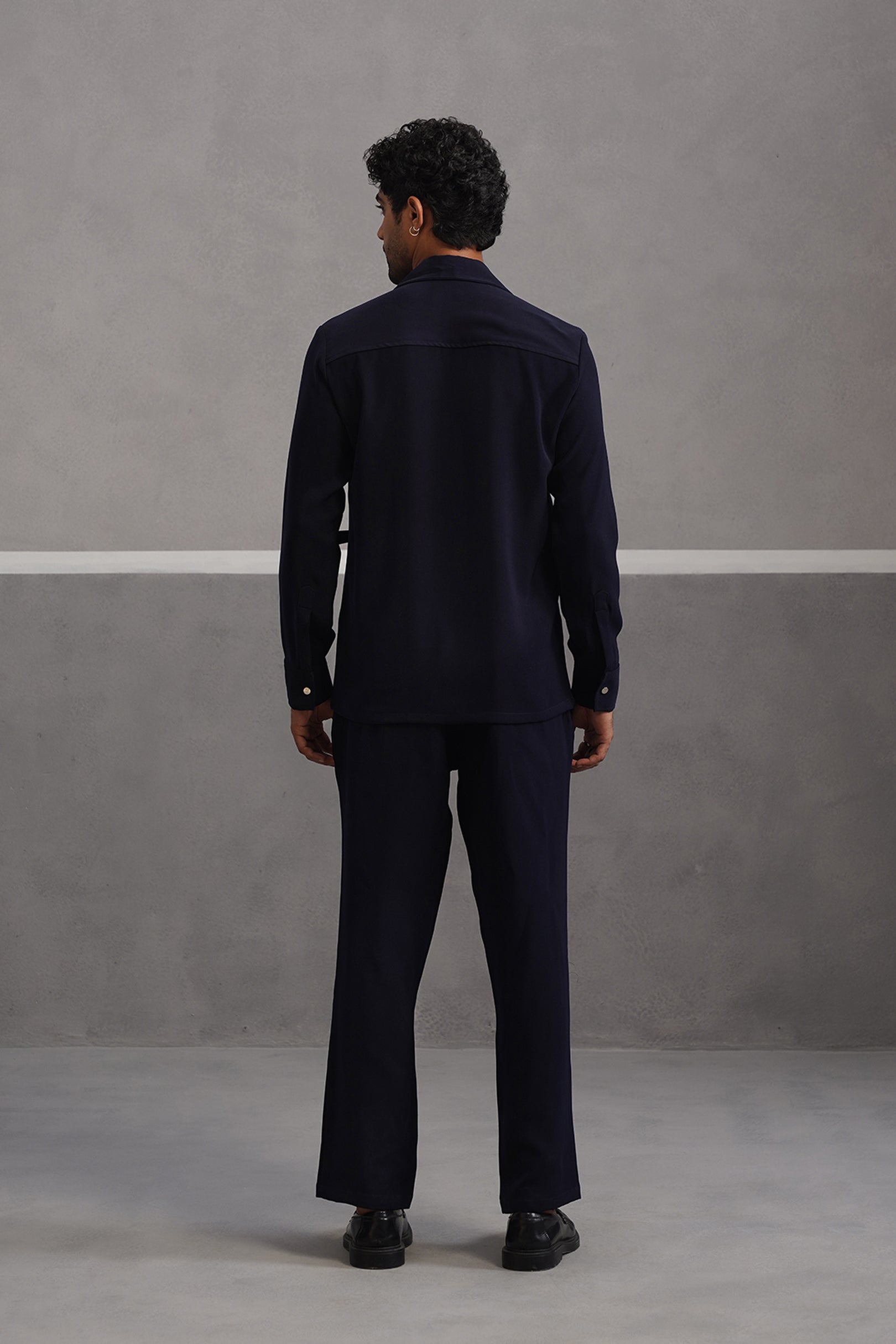 Luxury Four Pocket Co-ord Set - Blue